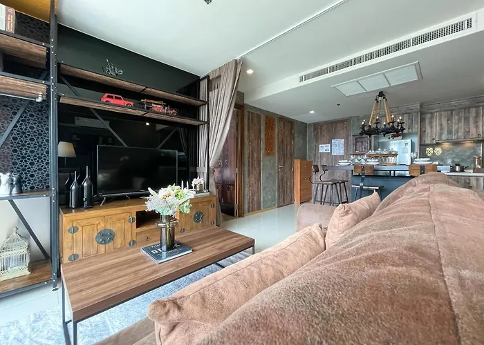 Apartment Loft Style Large 69 Sqmfast Wifi Bts Chong Nonsi Bangkok